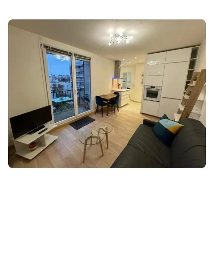 Apartment Lumineux 2 Pieces Avec Vue Sur La Tour Eiffel