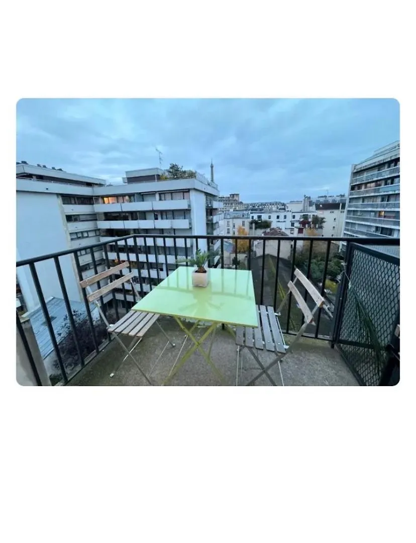 Lumineux 2 Pieces Avec Vue Sur La Tour Eiffel * Παρίσι